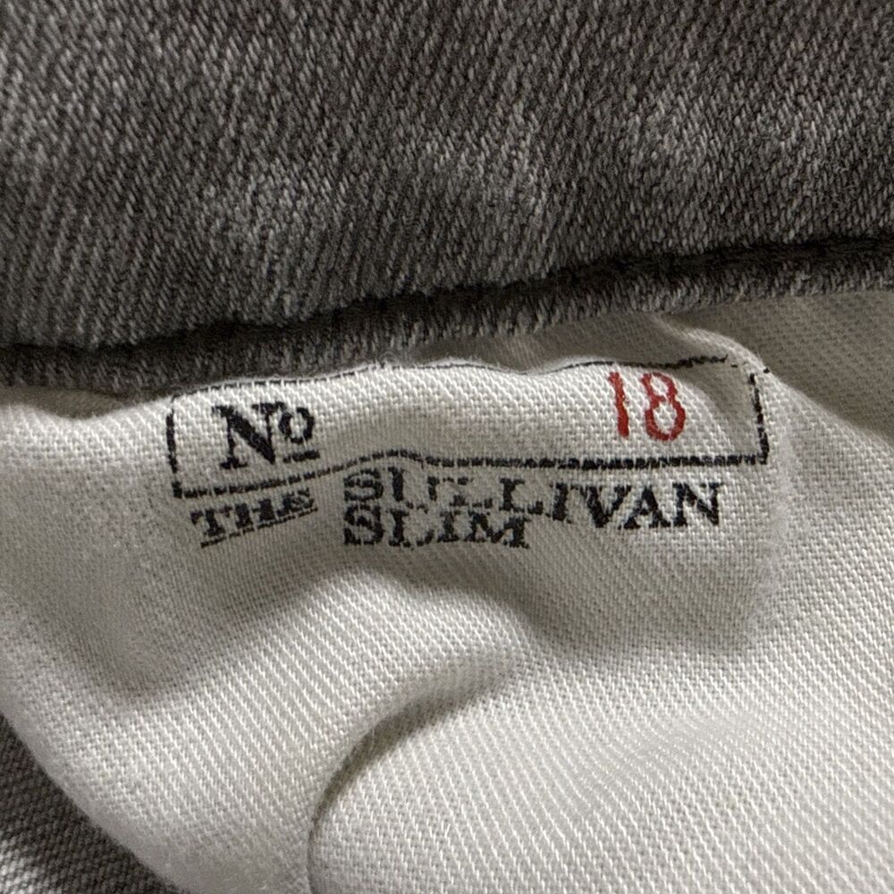 Polo Ralph Lauren Authentic Denim Goods Jeans Size 18 “The Sullivan Slim” Gray - Picture 10 of 10